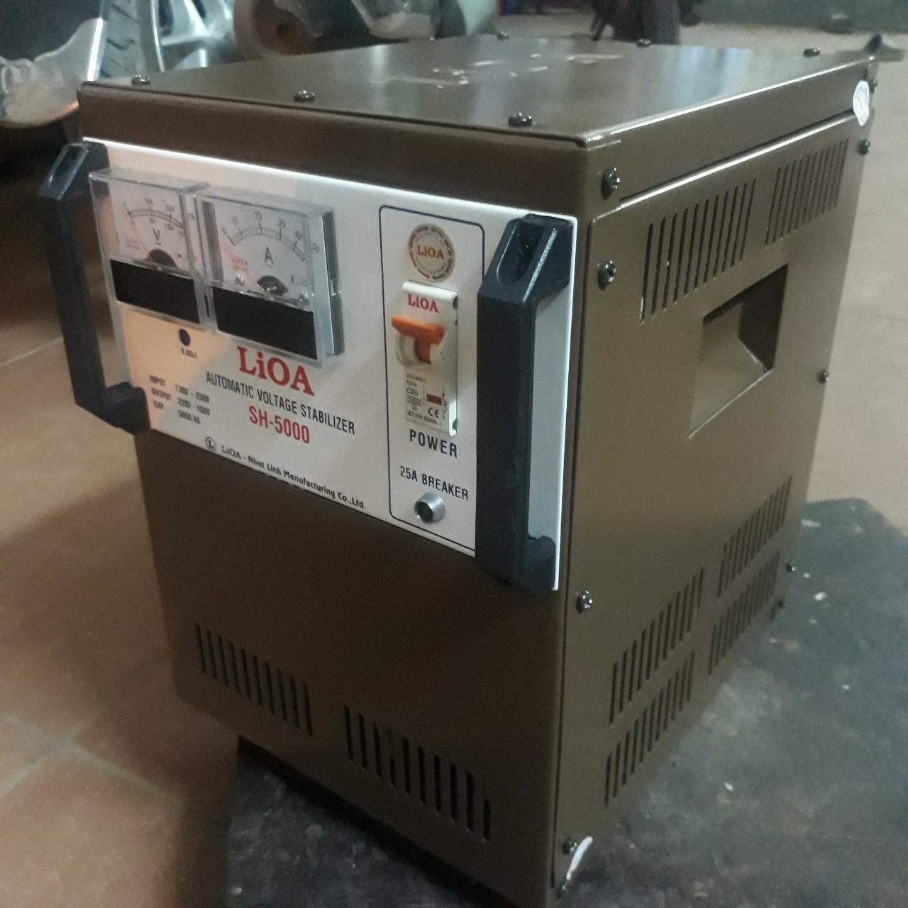 Ổn Áp Lioa SH-5000 Dải 130-250V,