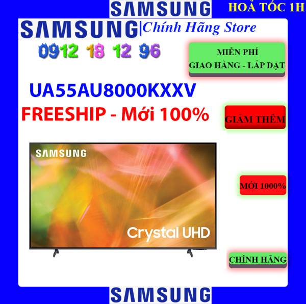 Bảng giá [SAMSUNG 55AU8000] Smart Tivi Samsung 4K 55 inch UA55AU8000 Crystal UHD - Chỉ bán ở HCM