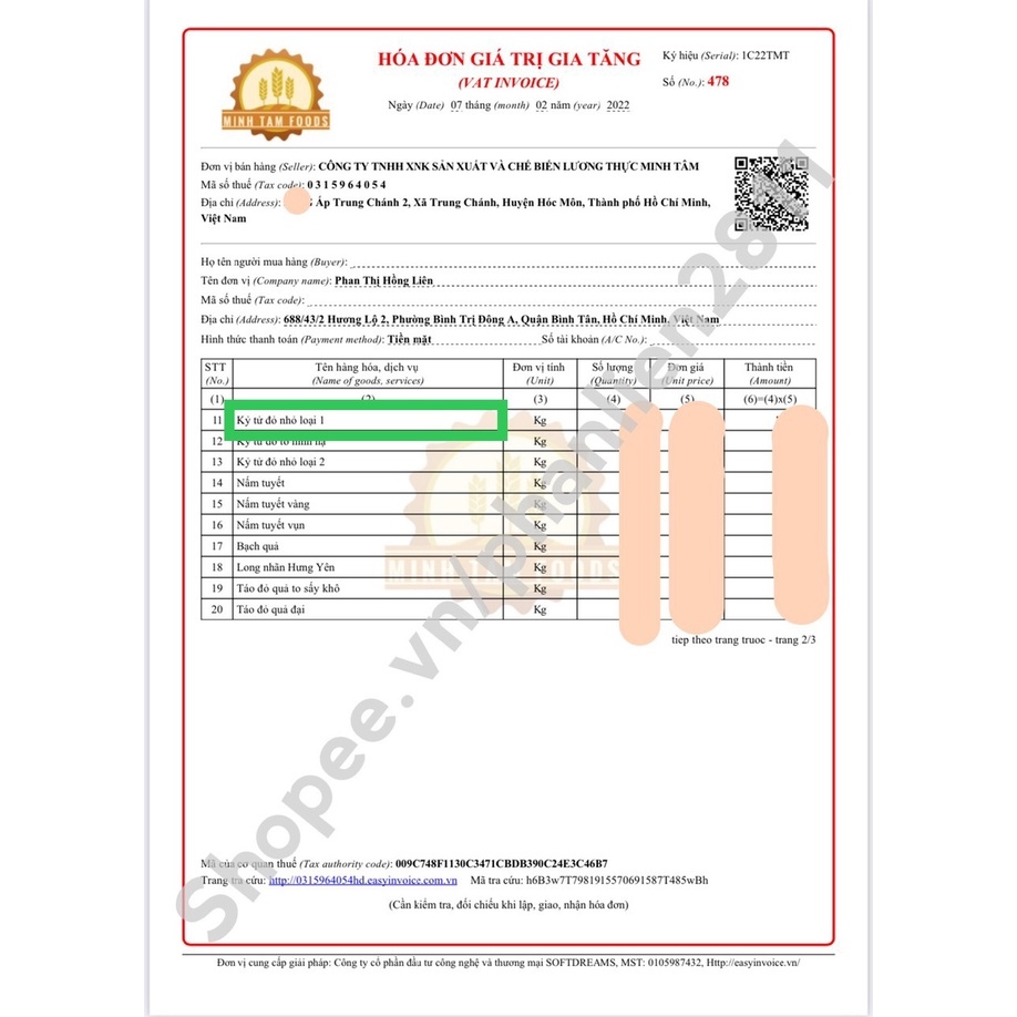 Kỷ tử đỏ nhỏ loại 1 100g