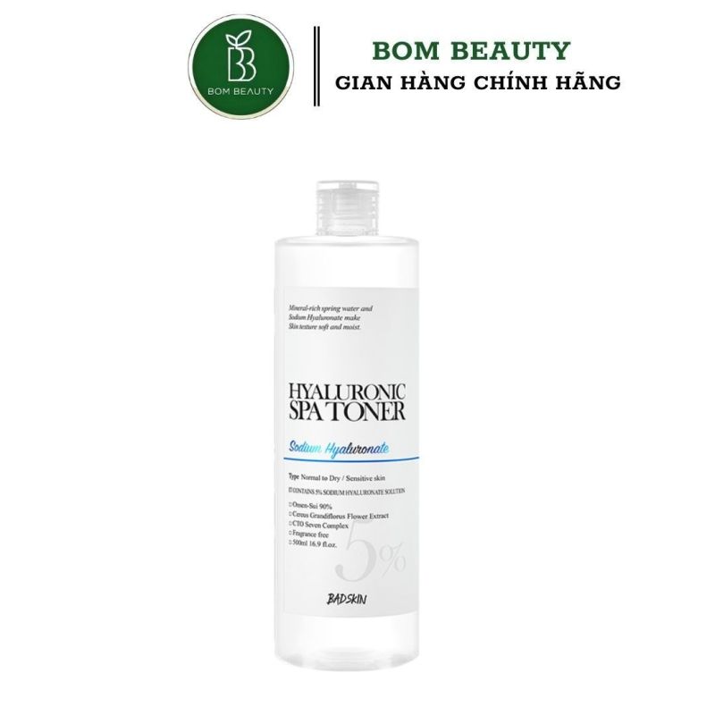 Nước hoa hồng Badskin Hyaluronic Spa Toner 500ml giá rẻ