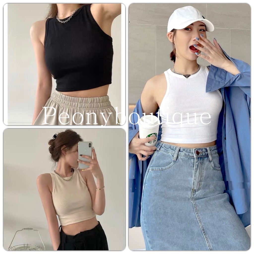 Áo Ba Lỗ Croptop Bozip siêu hot HARI