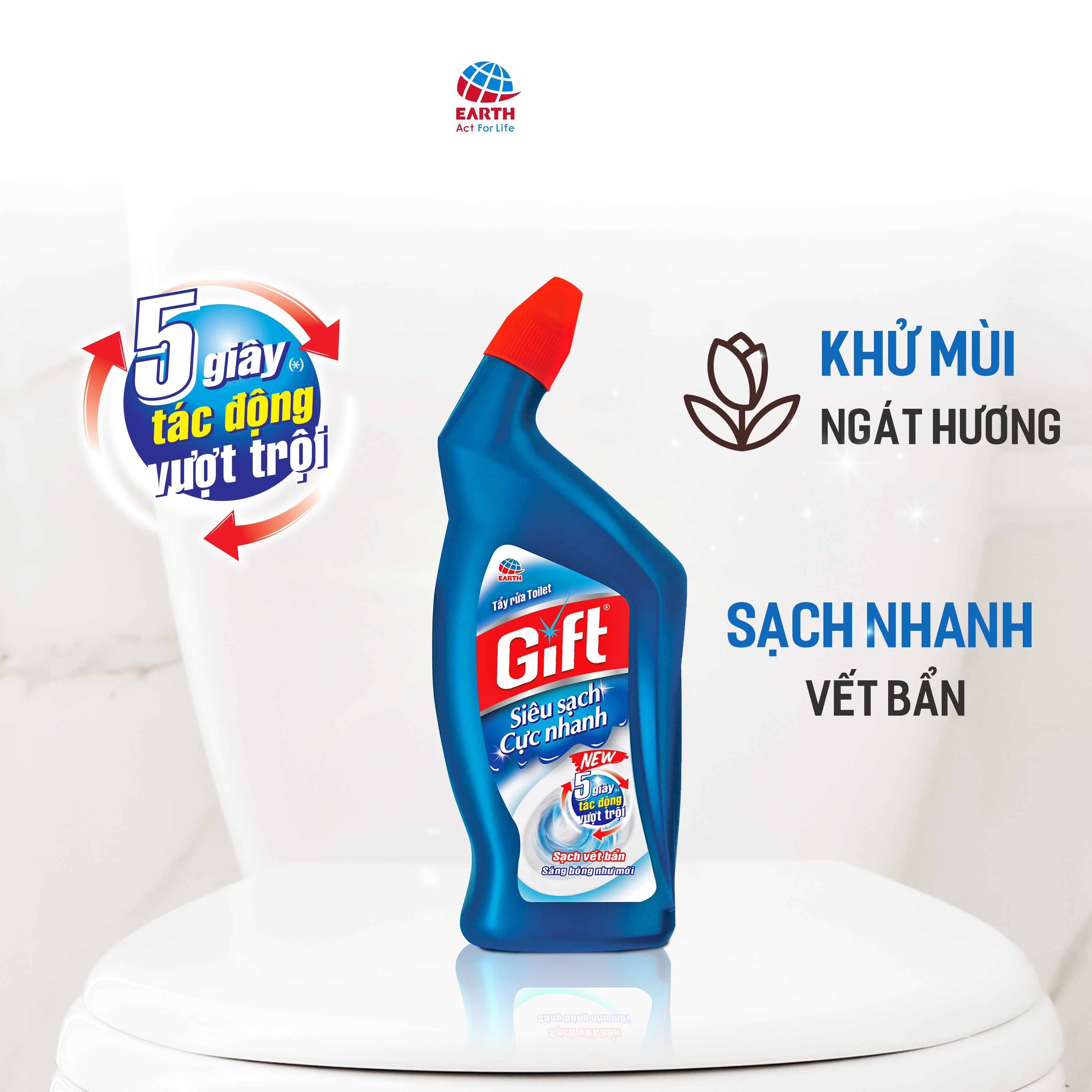 Tẩy rửa Toilet Gift