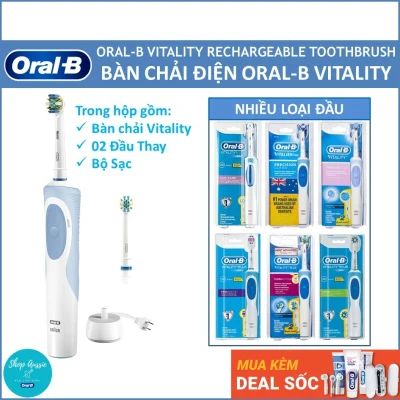 ◆❦ Bàn Chải Đánh Răng Điện Oral-B Vitality - Nhiều loại đầu