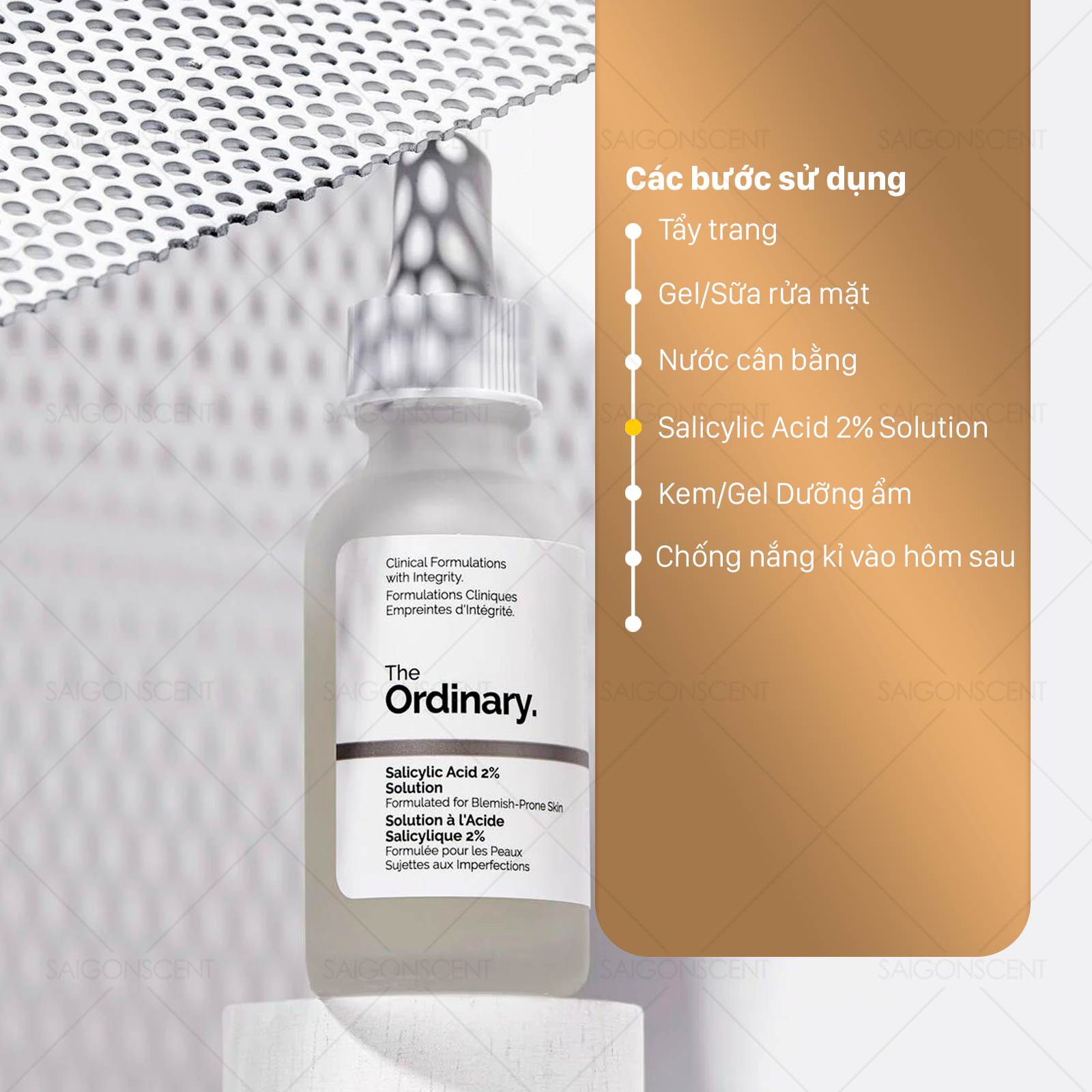 Tinh chất giảm mụn ẩn The Ordinary Salicylic Acid 2% Solution (30ml)