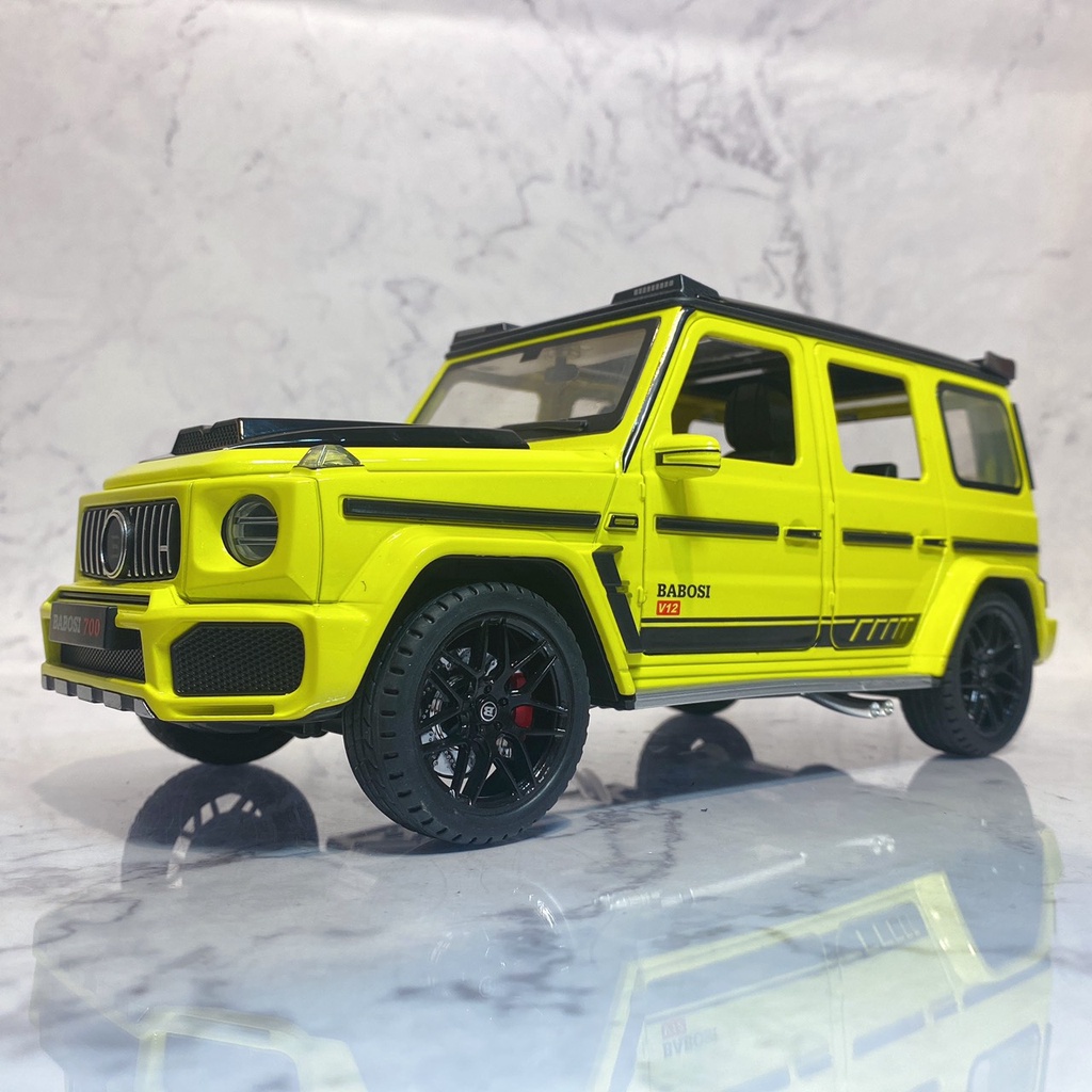 Xe mô hình Mercedes Brabus G700 1:18 Weituo