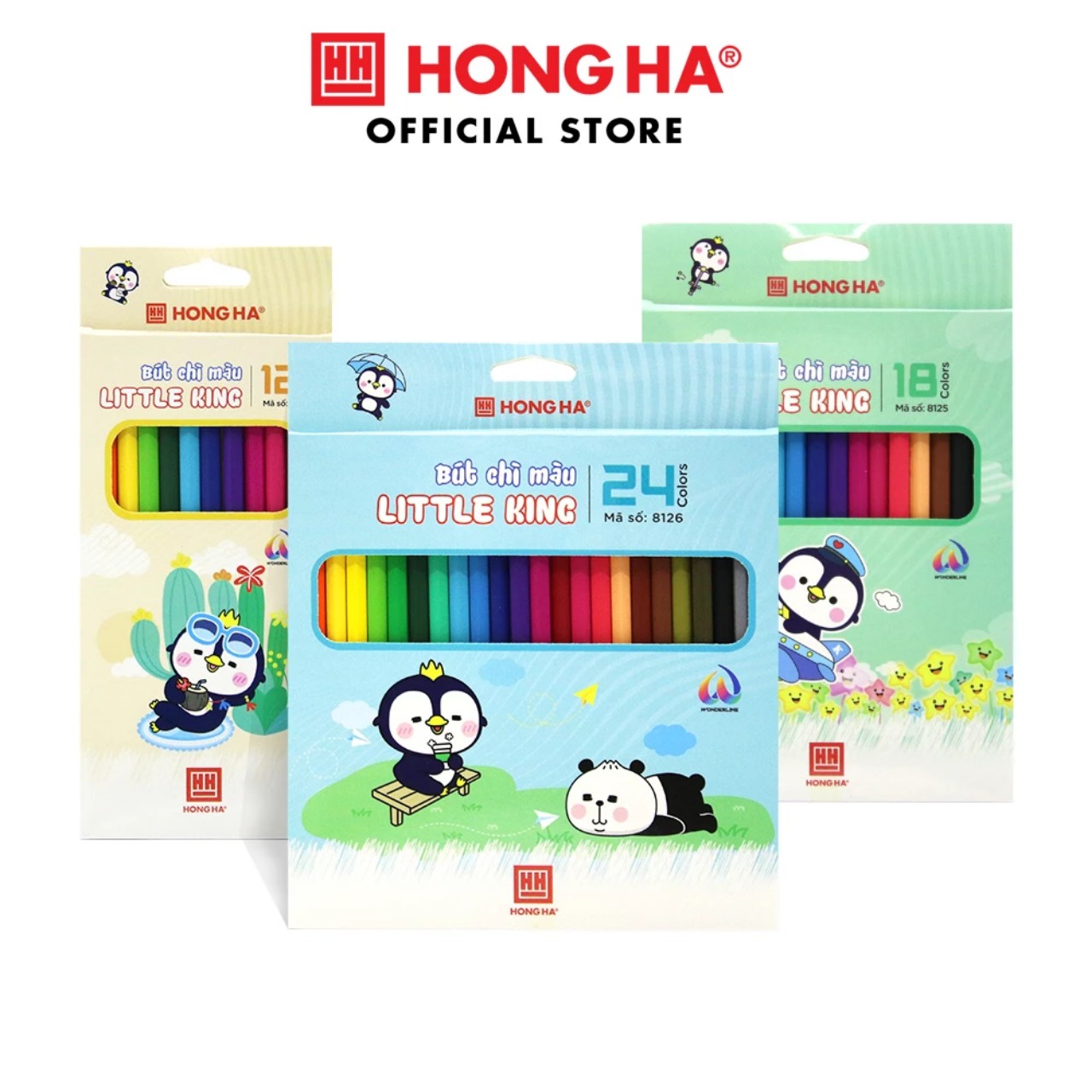 Bút chì màu minions 12m, 18m, 24m - mã: 8124, 8125,8126