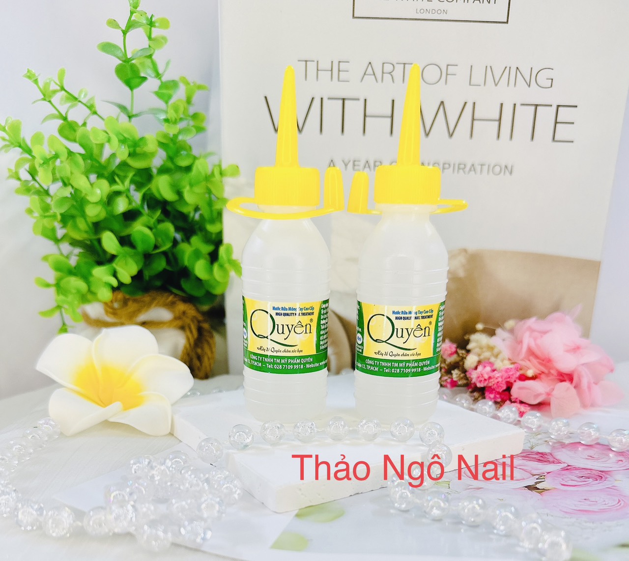 Nước rửa móng tay 40ml dành cho nail chai vàng