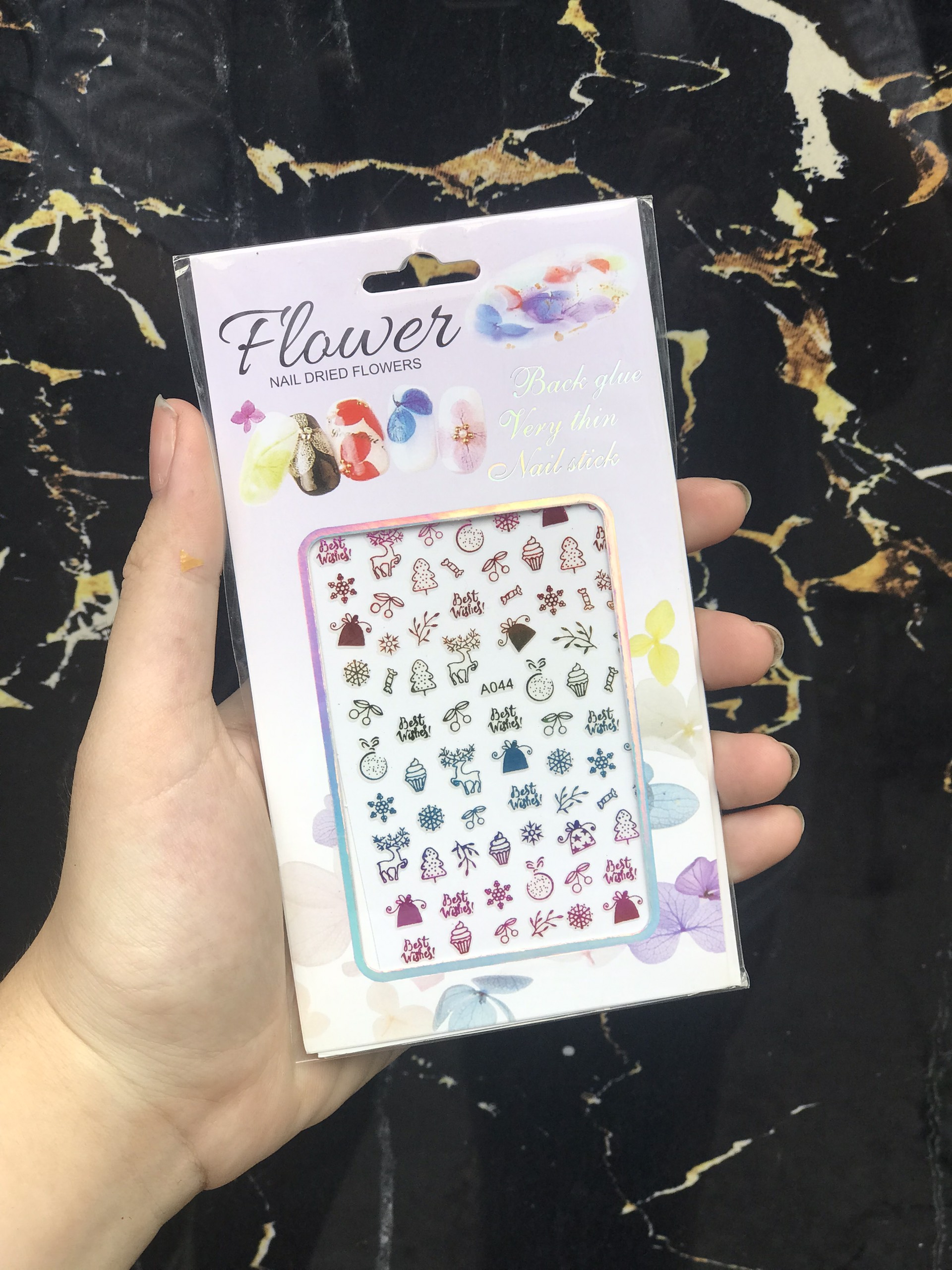 Nail sticker Noel dán móng tay - Chân