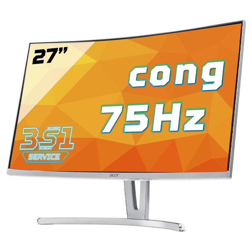 [Trả góp 0%]Màn hình Acer 27  ED273 Full HD/75Hz Curved