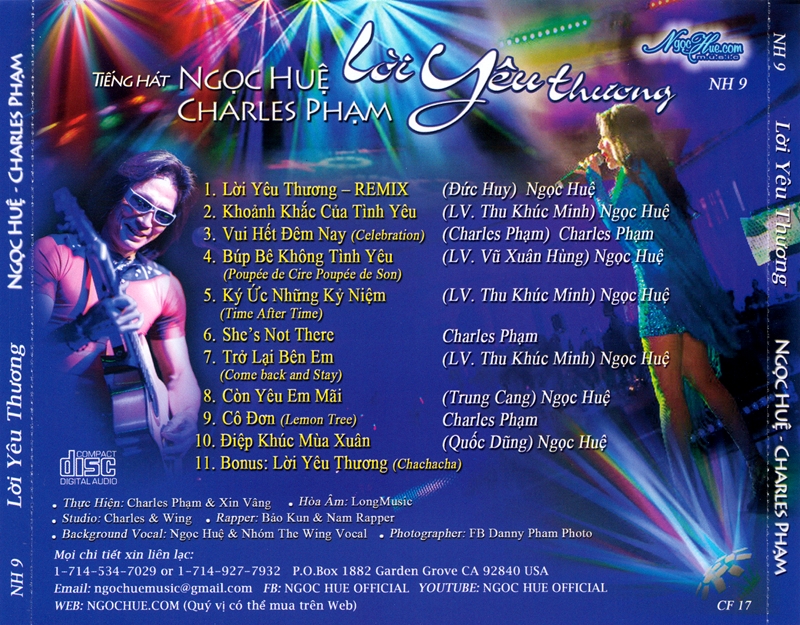Lời Yêu Thương - Ngọc Huệ - Charles Phạm (Ngọc Huệ CD)