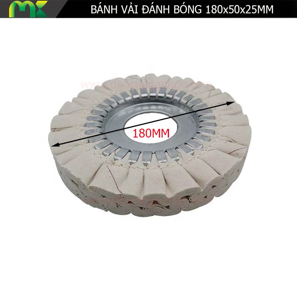 Bánh vải đánh bóng máy dán cạnh