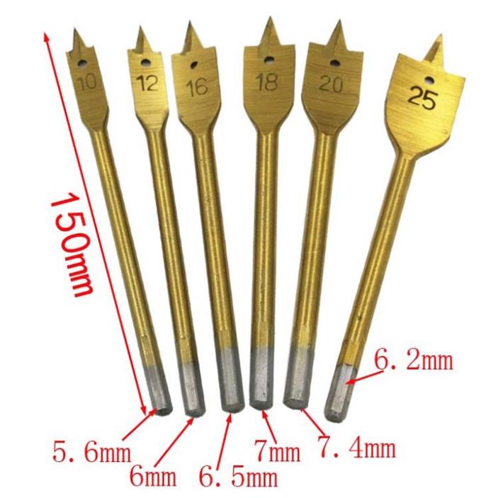 BỘ 6 MŨI KHOÉT ĐUÔI CÁ MÀU TRẮNG
