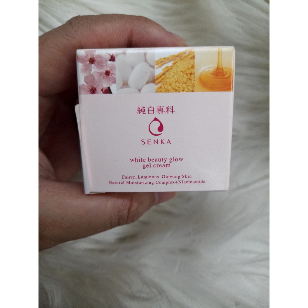 KEM DƯỠNG ĐÊM MINI SENKA WHITE BEAUTY GEL 15GR