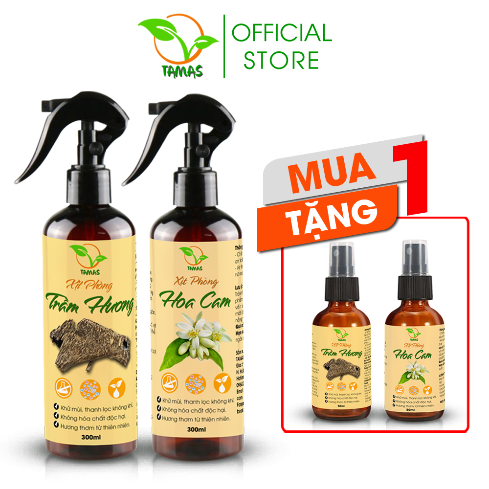 Bộ 2 chai xịt thơm phòng 300ml, thơm phòng, thư giãn