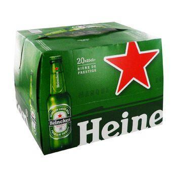 Thùng 20 chai Heineken nhập khẩu Pháp (250mlx20)