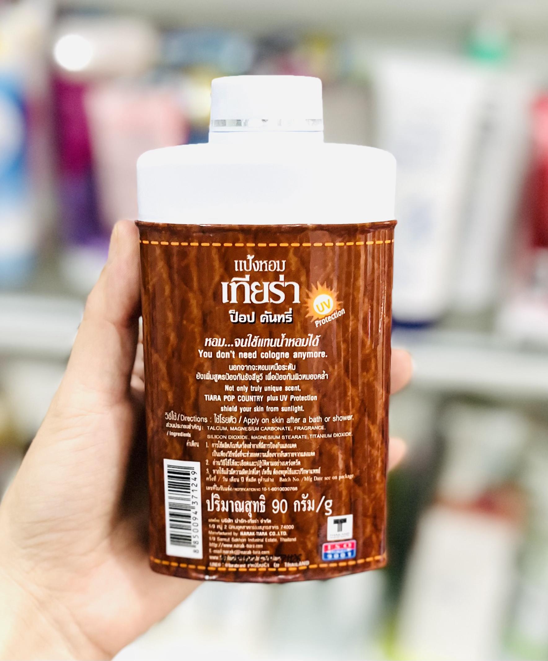 Phấn thơm tiara pop country perfumed talc uv protection - có lựa chọn