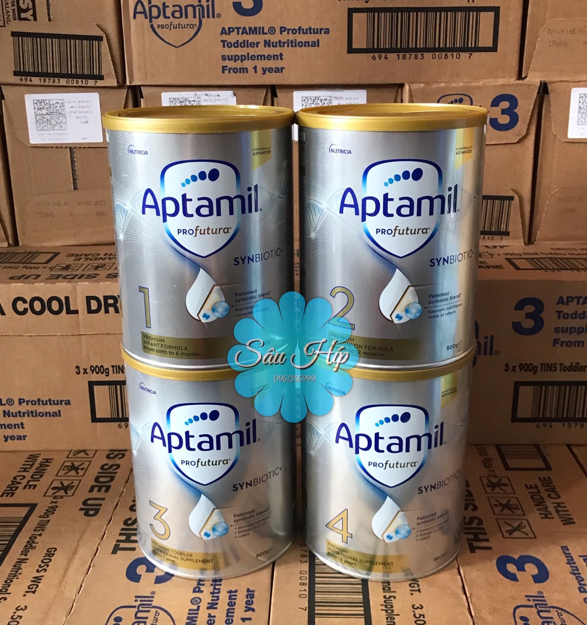 Sữa Aptamil Profutura 1,2,3,4 hộp 900gr [MẪU MỚI]