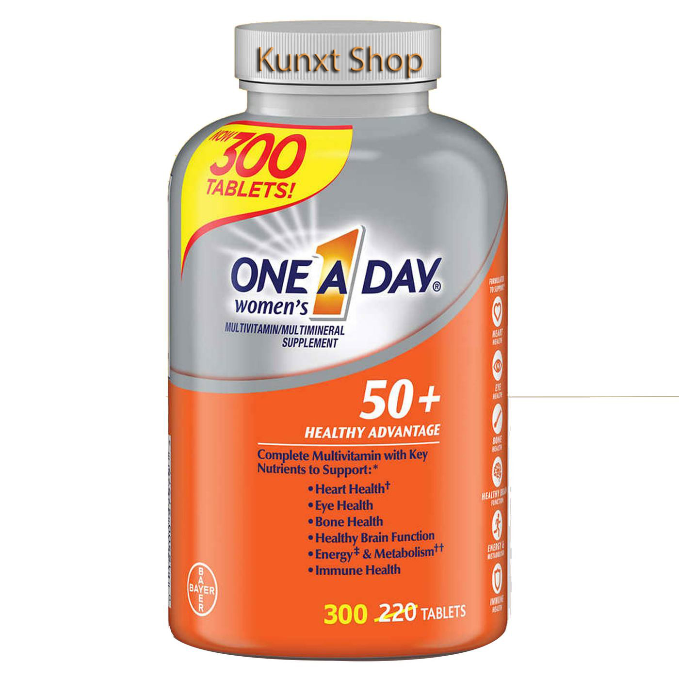 Thực phẩm bổ sung vitamin của mỹ - one a day women 50+ healthy advantage 300 viên