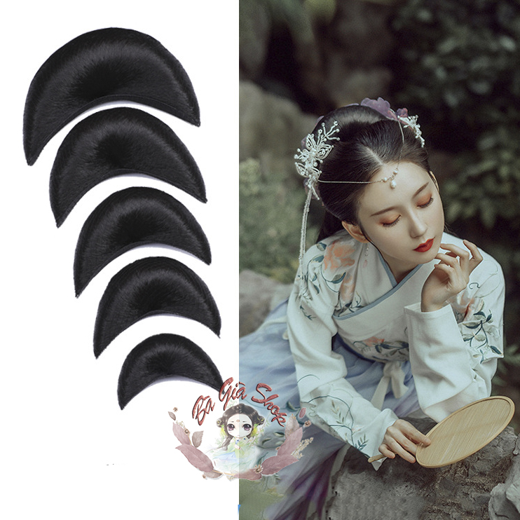 Búi tóc cổ trang tóc giả cổ trang nhiều cỡ
