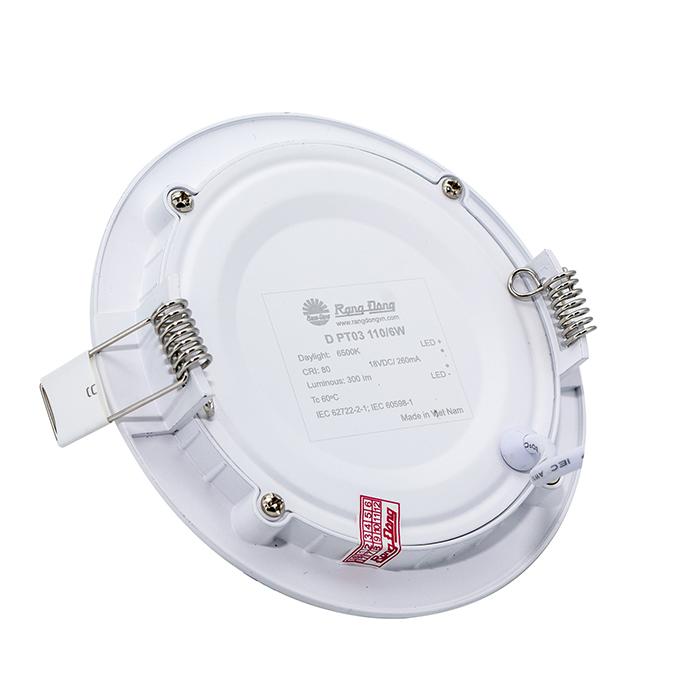 Bộ 12 Đèn âm trần LED panel siêu mỏng Rạng Đông 9W Փ110, SAMSUNG chipLED