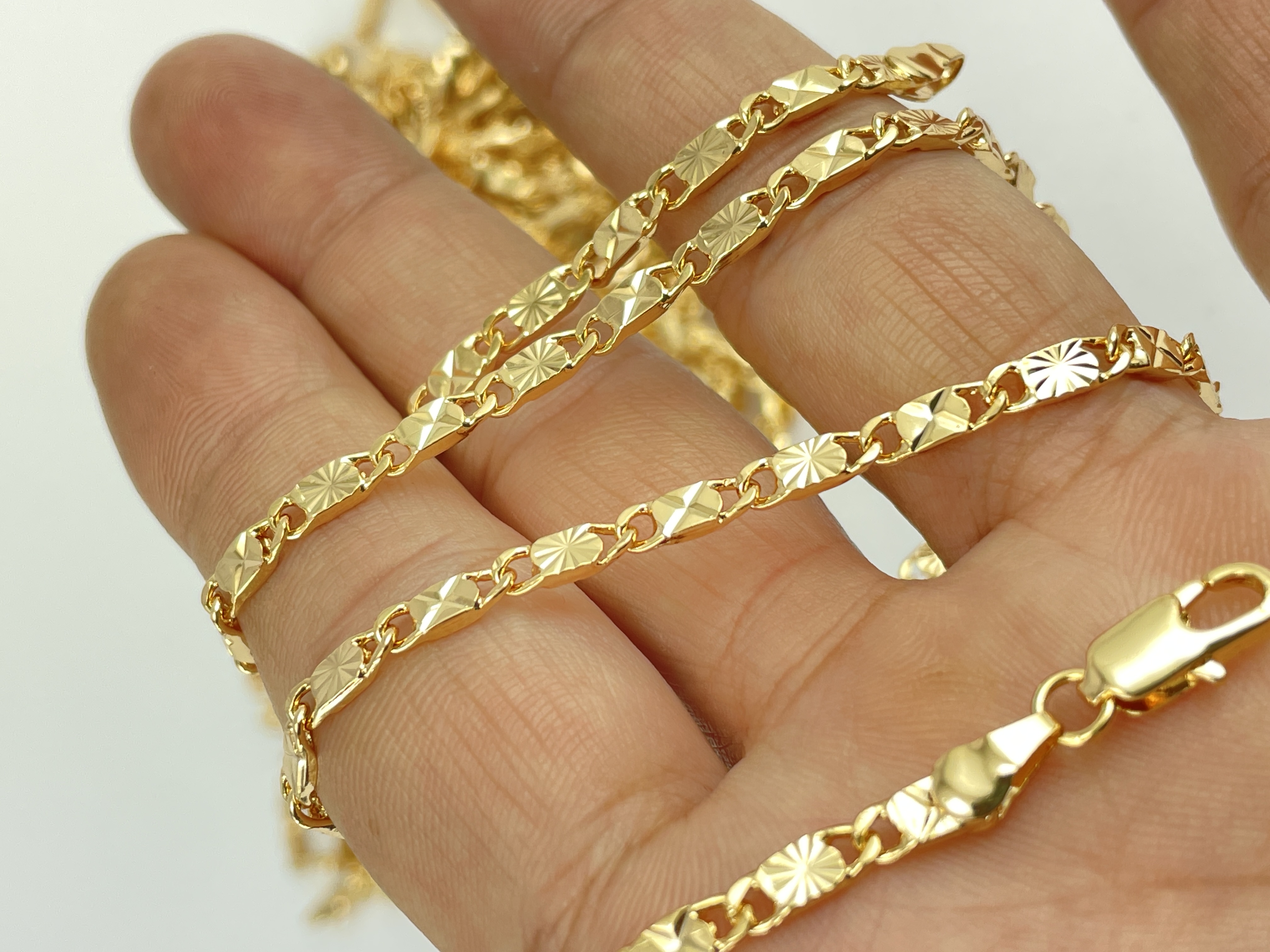 [HCM]DÂY CHUYỀN MẠ VÀNG 18K CAO CẤP - DC117L65