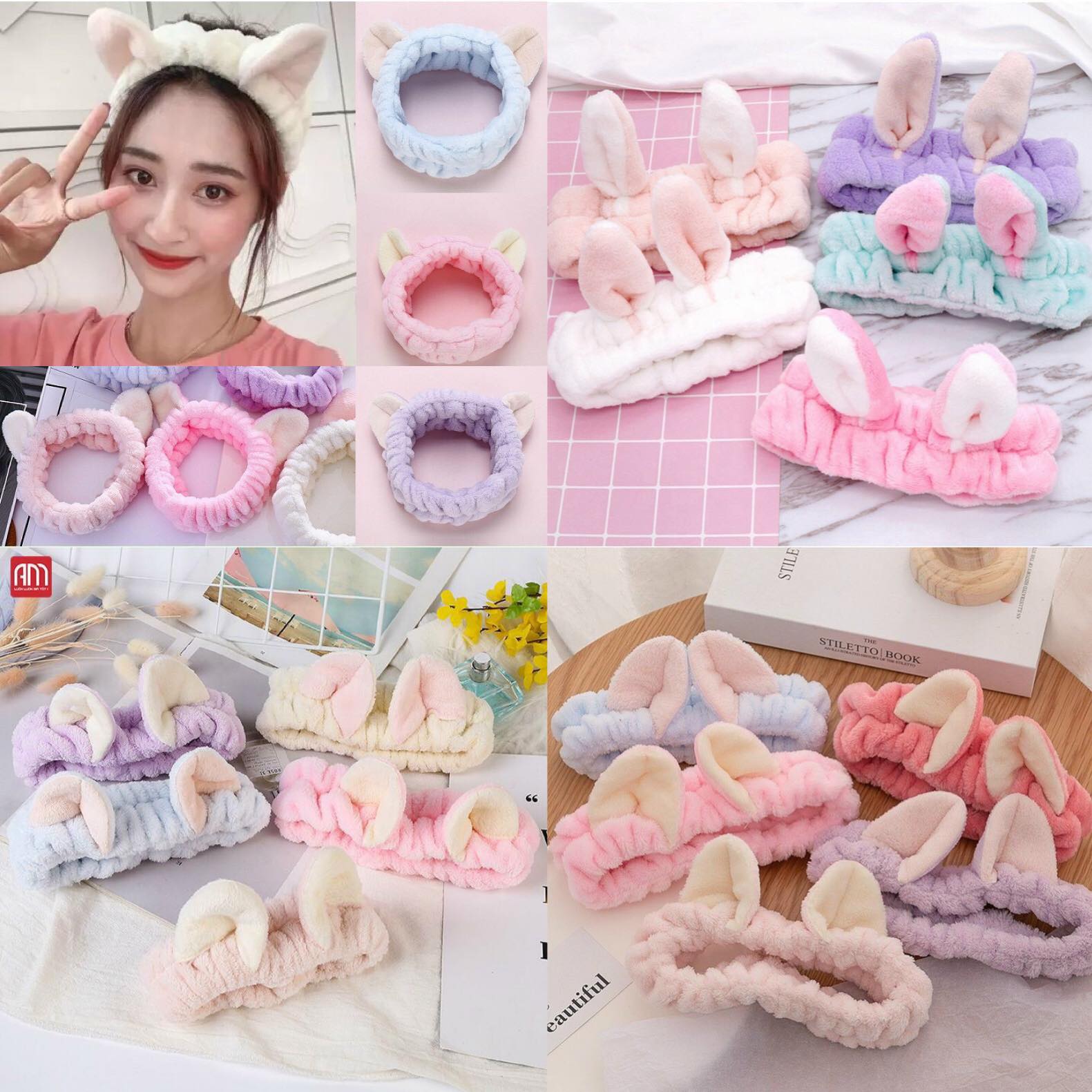BN ACCESSORIES - Băng đô cài tóc tai Thỏ siêu kute