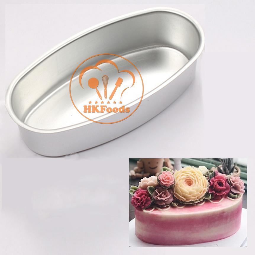 Khuôn nhôm oval đúc, khuôn bầu dục D08 (21x11x6)