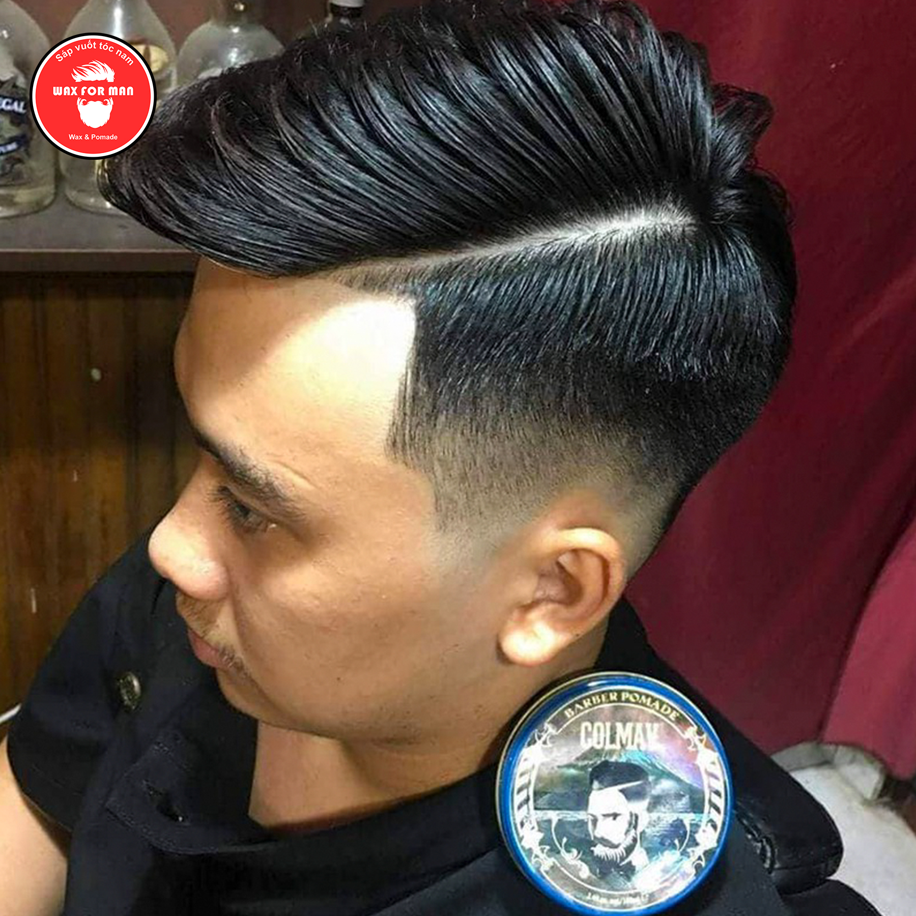 Sáp vuốt tóc Colmav Blue Pomade (xanh dương)