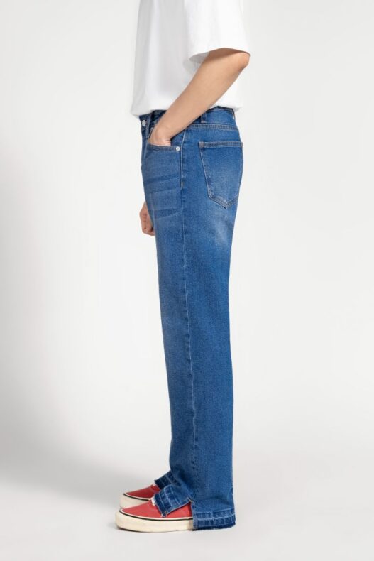 Quần jeans nam Owlbrand Split / Xanh