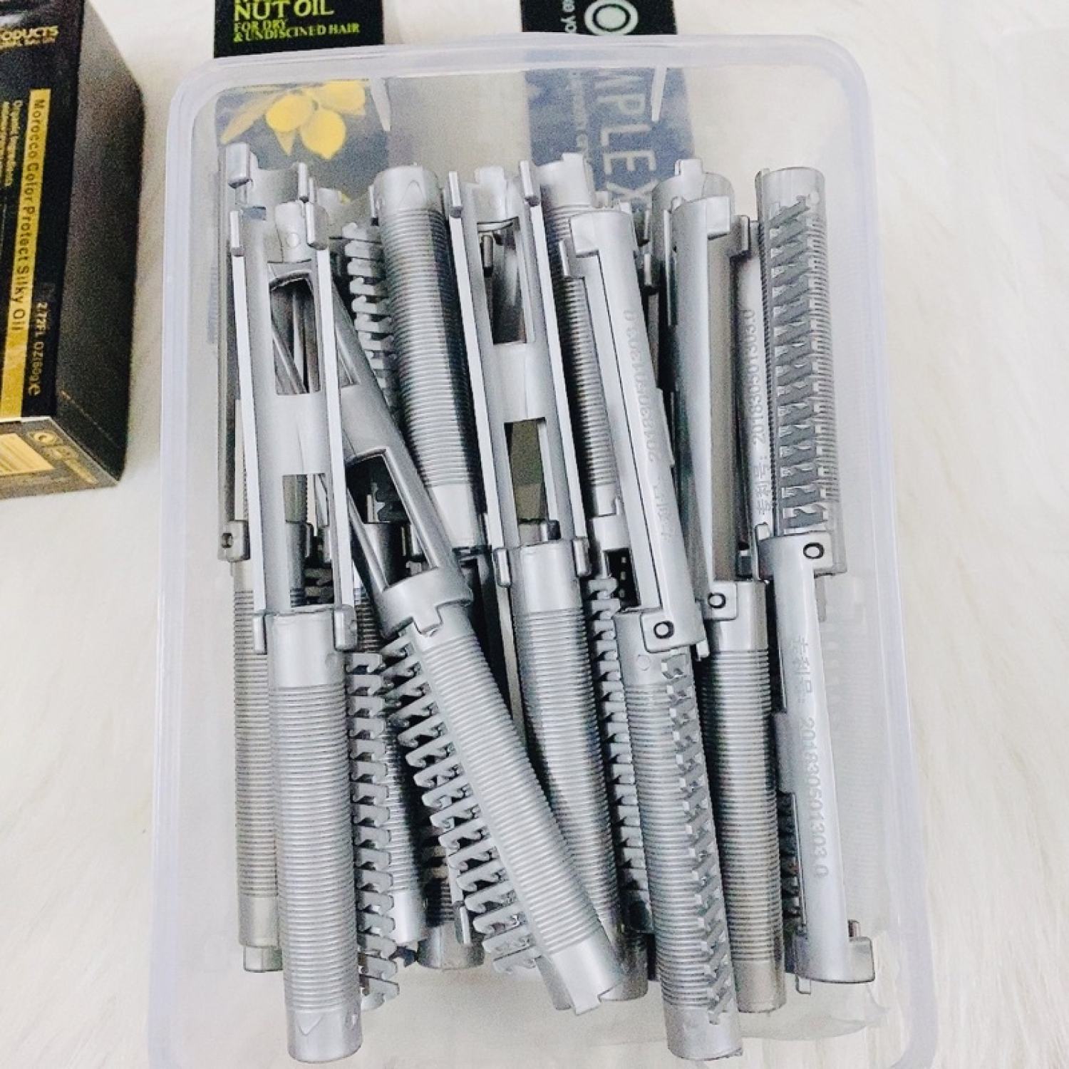 Bộ 20 kẹp trục uốn phồng chân tóc loại mới morgan hair root perm