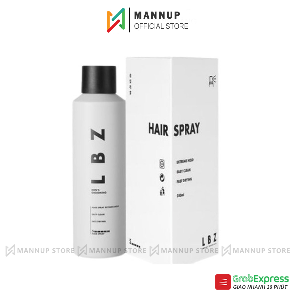 [HCM]Gôm Xịt Tóc Tạo Kiểu Tóc LBZ Hair Spray 250ml