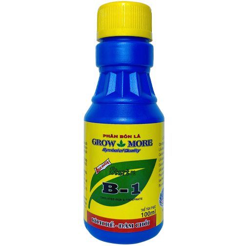 PHÂN BÓN LÁ VITAMIN B1 GROW MORE (100ml)