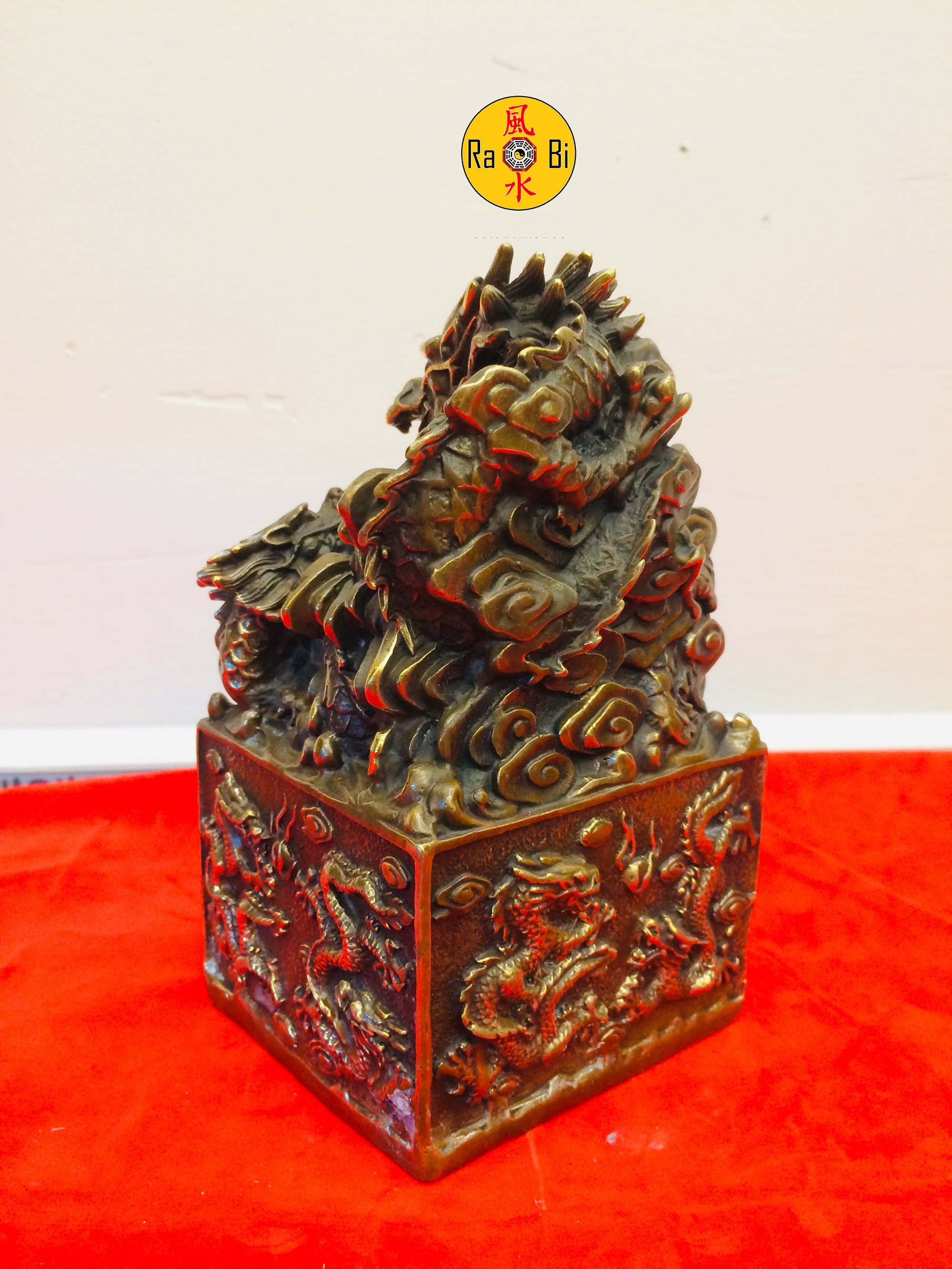 Cửu Long Kim Ấn - Tượng Đồng Phong Thủy