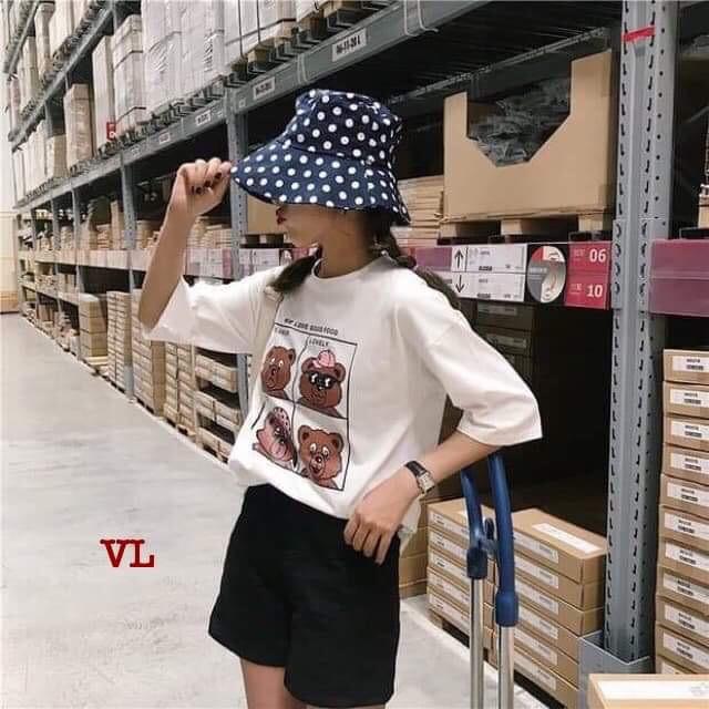 Áo phông bốn chú gấu BLA0319