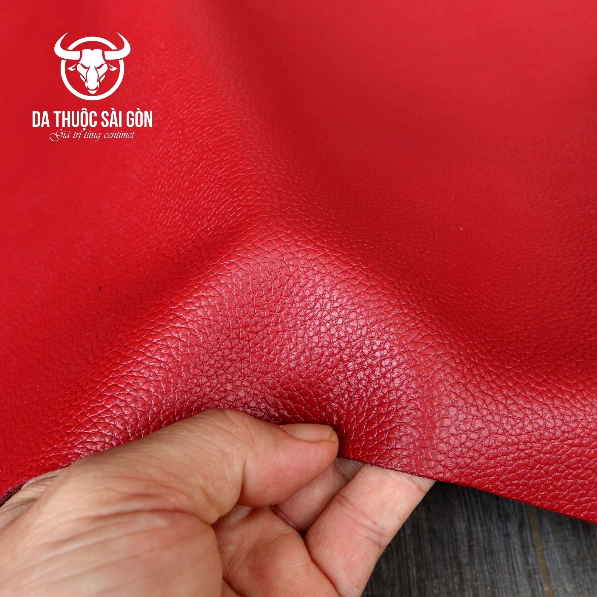 Cowhide grain high-grade red brand leather belongs to Saigon-quality moccasins flexible, độ thickness 1.6mm-1.8mm, fit garment bag, leather wallet, shoes-selling imported cowhide