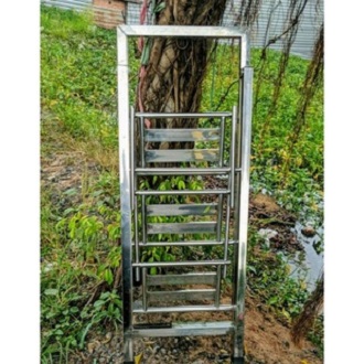 THANG XẾP GỌN 100% INOX XỊN SÒ - ĐỦ CÁC BẬC