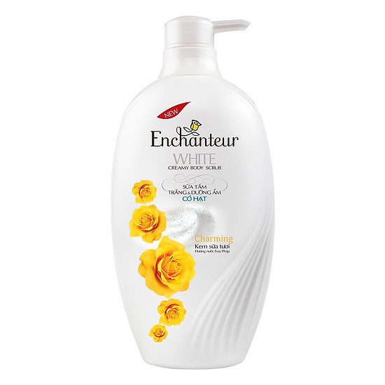 Sữa tắm enchanteur có hạt 650g