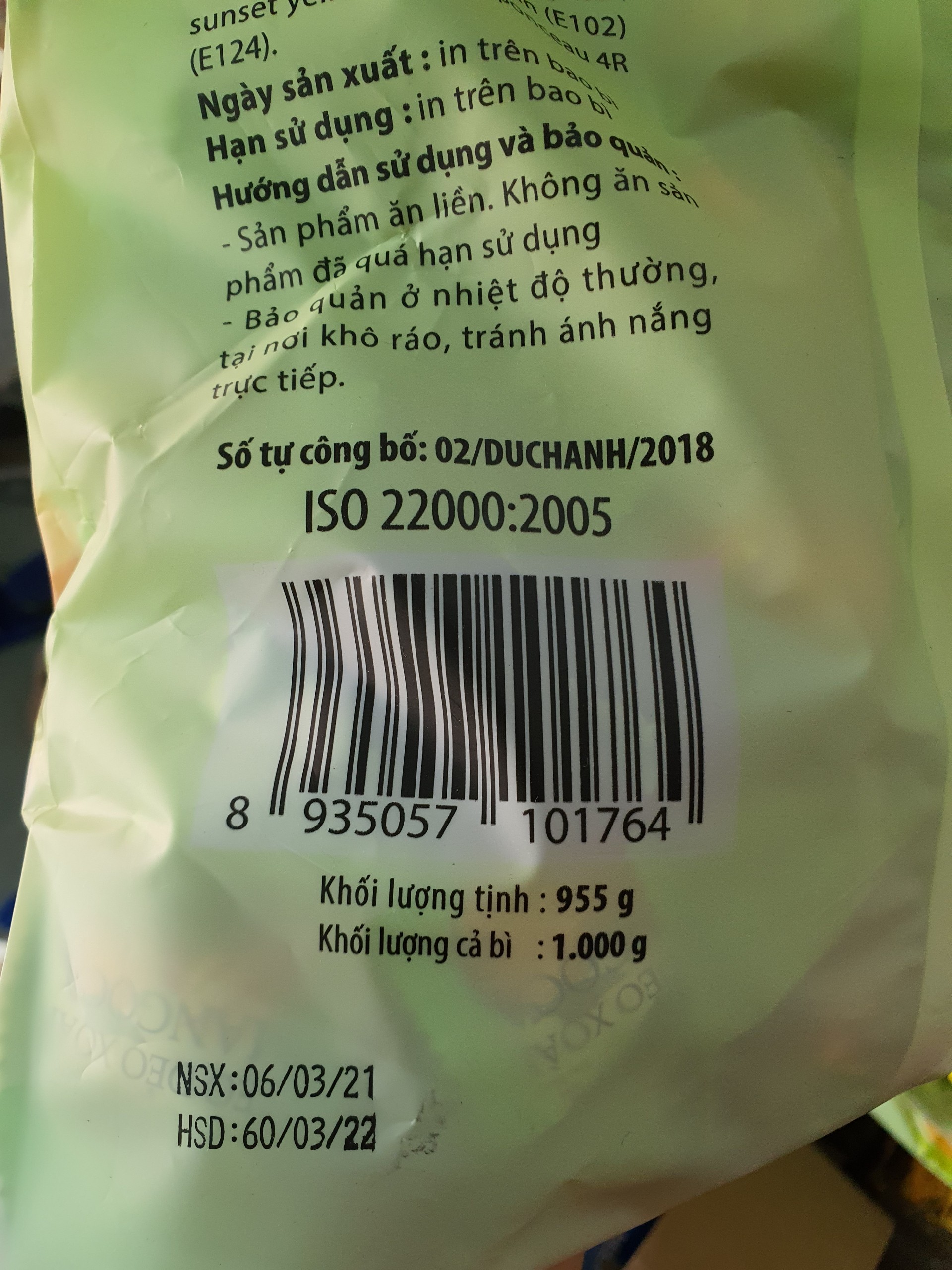 Kẹo Xoài Mangoca (Combo 2 Gói *350G)