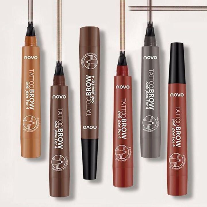[HCM]Chì mày phẩy sợi Suake Tint My 4 Tip Brown