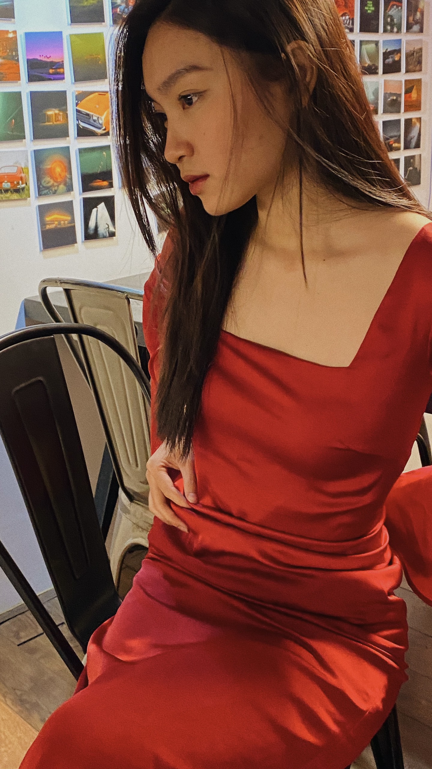 Amoiii Đầm thời trang lụa Rebirth Dress