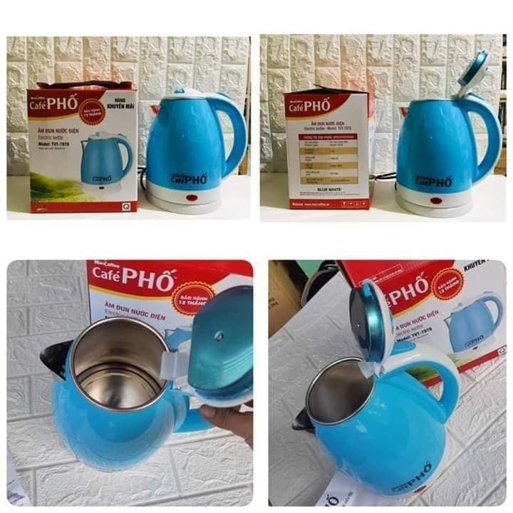 Ấm đun nước siêu tốc cafe phố 1L8
