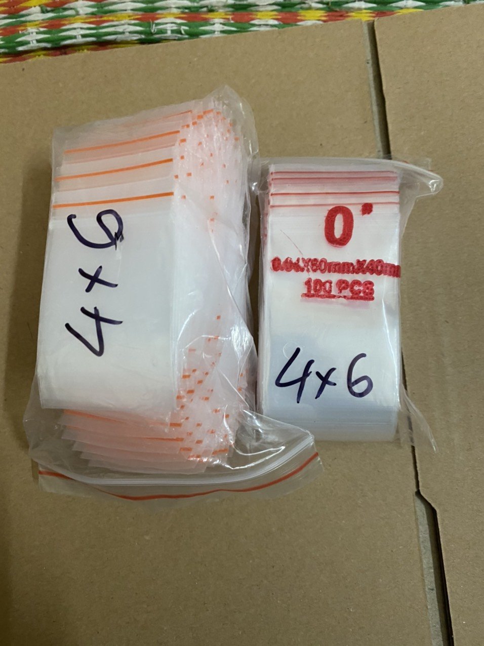 Combo 100 túi zip mini dầy đẹp