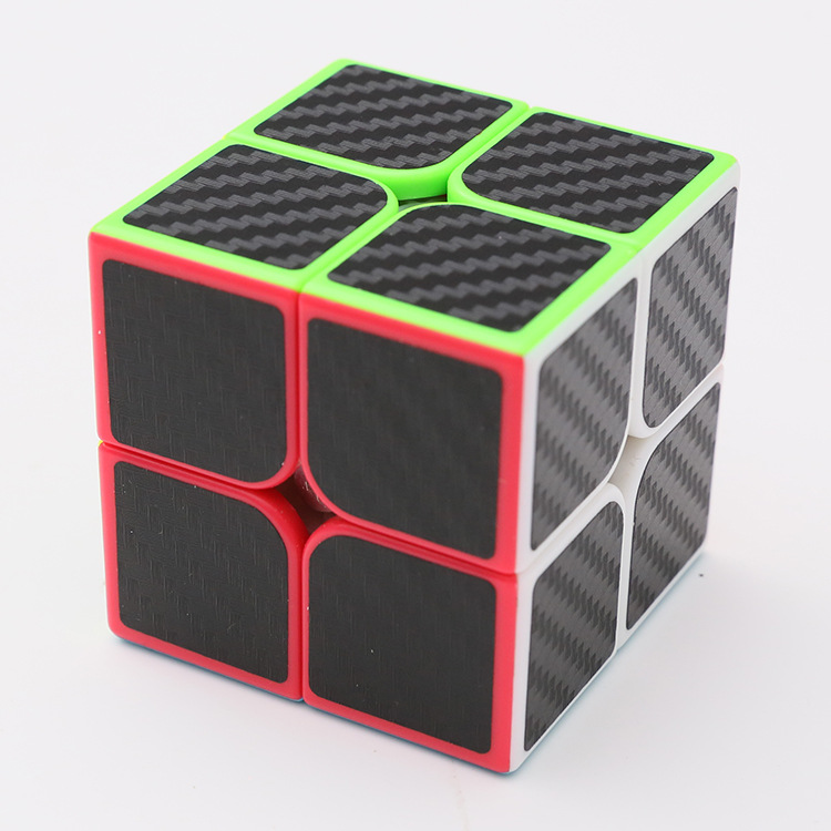 Đồ Chơi Rubik Zcube Carbon 2x2 Sticker - rubik phát triển trí tuệ