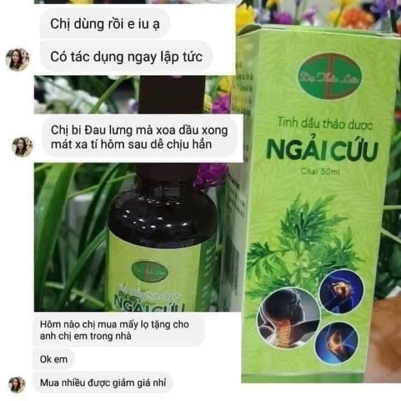 Tinh dầu NGẢI CỨU Dạ Thảo Liên chai 50ml