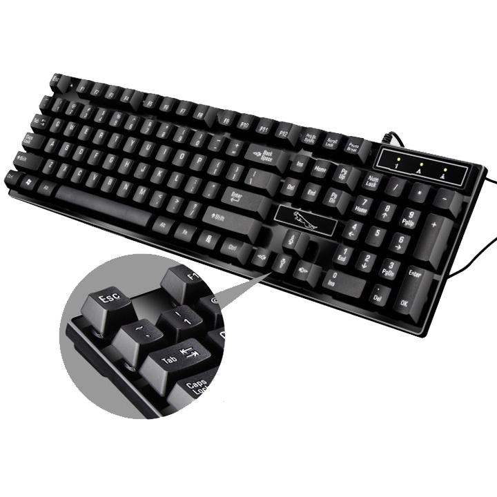 [HCM]COMBO PHÍM CHUỘT Q17 GIẢ CƠ CHUYÊN DỤNG