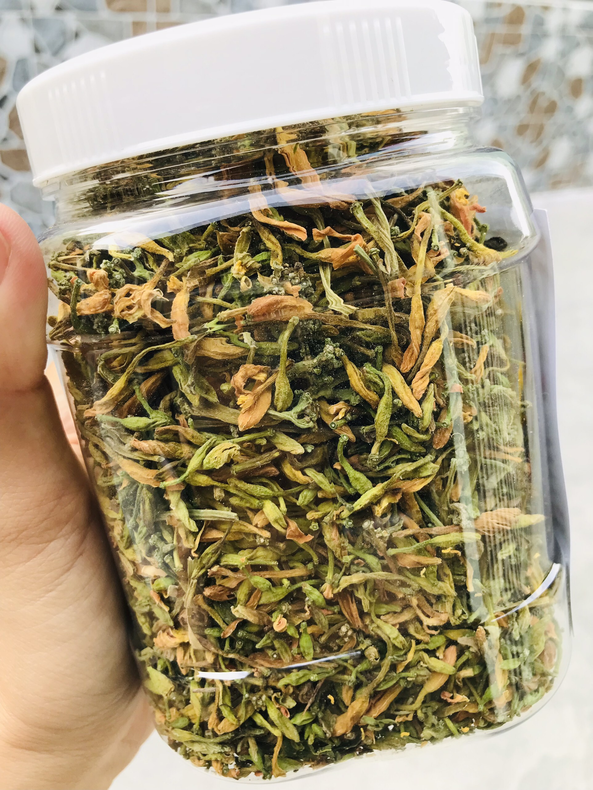 ( Hủ 200gram)Hoa đu đủ đực khô pha uống như trà