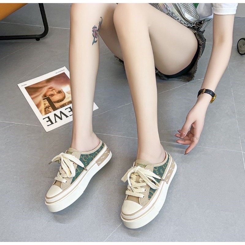 Giày nữ,sục thể thao đế gồ siêu đẹp [ FROM rộng lùi 1 SIZE]