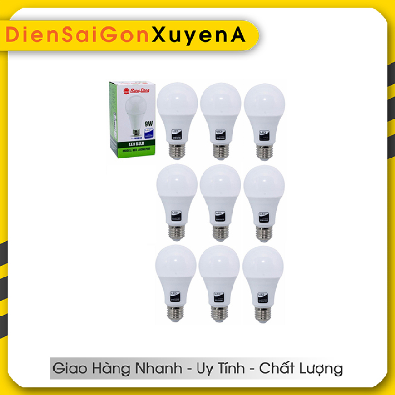 Combo 6 Bóng đèn LED Bulb 9W Rạng Đông E27 ChipLed Samsung
