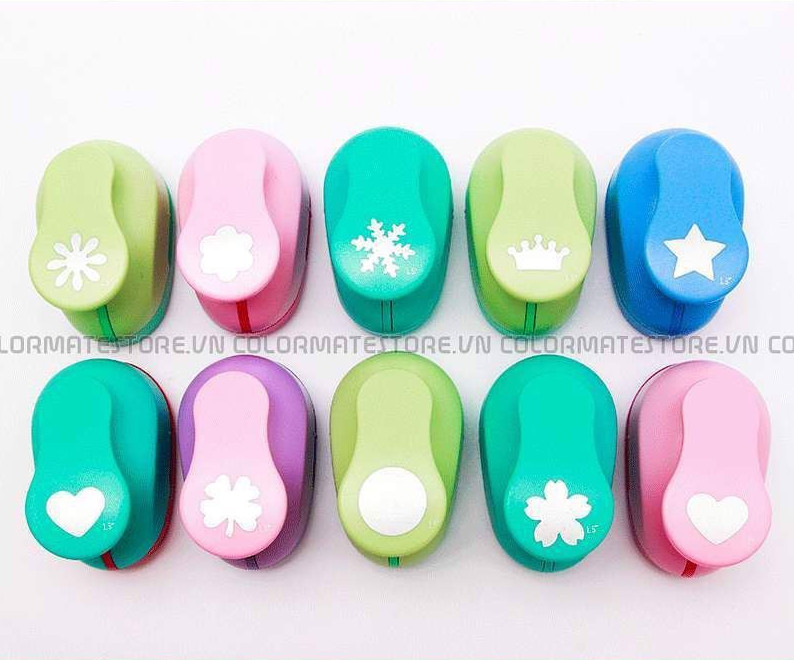 Dụng Cụ Bấm Giấy Tạo Hình (cái) - COLORMATE