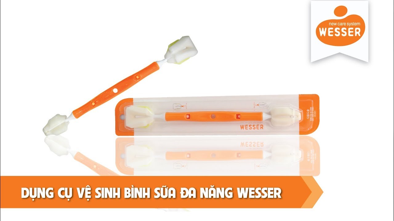 Cọ rửa bình sữa đa năng Wesser